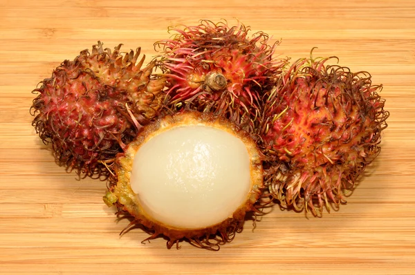 Fruta do Rambutão — Fotografia de Stock