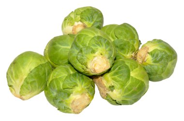 Brüksel lahanası izole