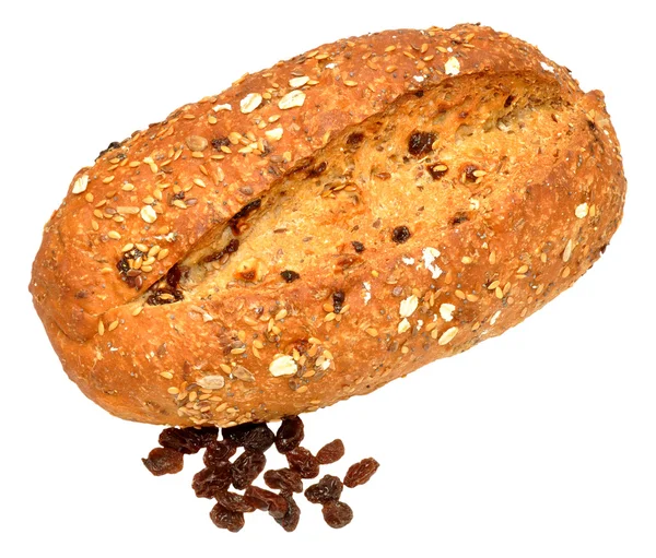 Raisin And Muesli Bread Loaf — Stock Photo, Image