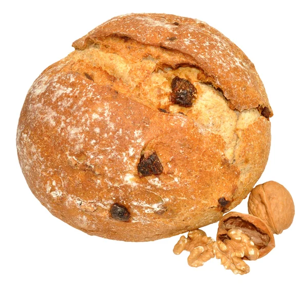 Walnut And Date Cob Bread — Stock Photo, Image