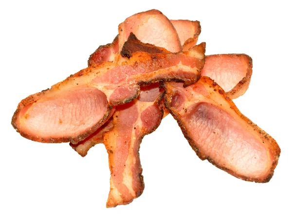 Kokta bacon skivor — Stockfoto