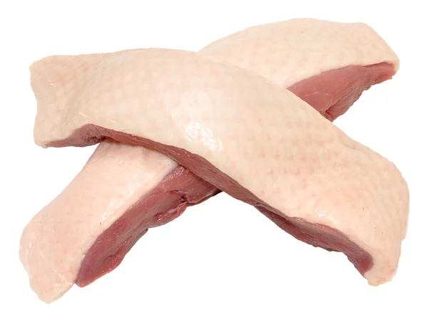 Carne de peito de pato cru — Fotografia de Stock