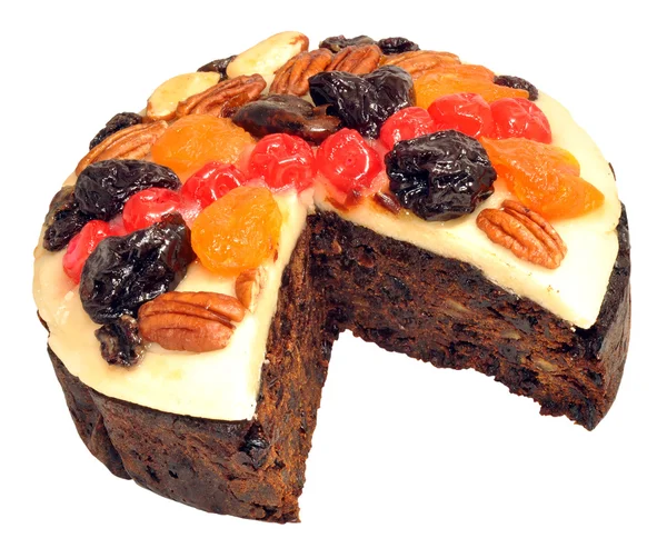 Ingerichte Fruit Cake — Stockfoto