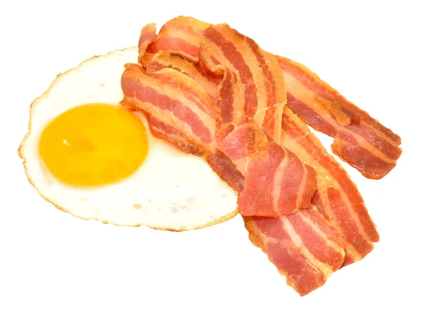 Rasher di uova e bacon fritti — Foto Stock