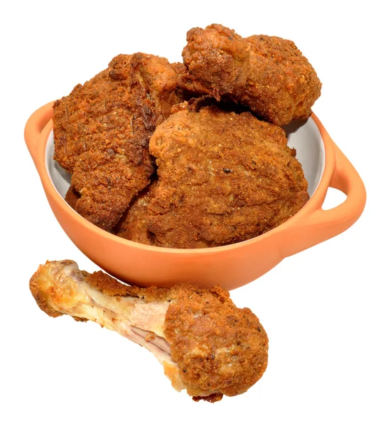 Southern Fried Chicken porcje — Zdjęcie stockowe