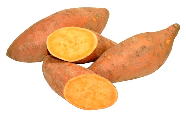 Zoete aardappelen — Stockfoto