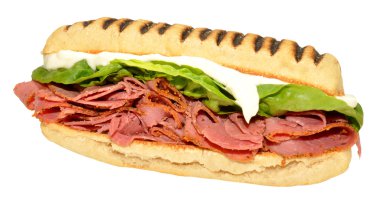 Pastırmalı Panini sandviç