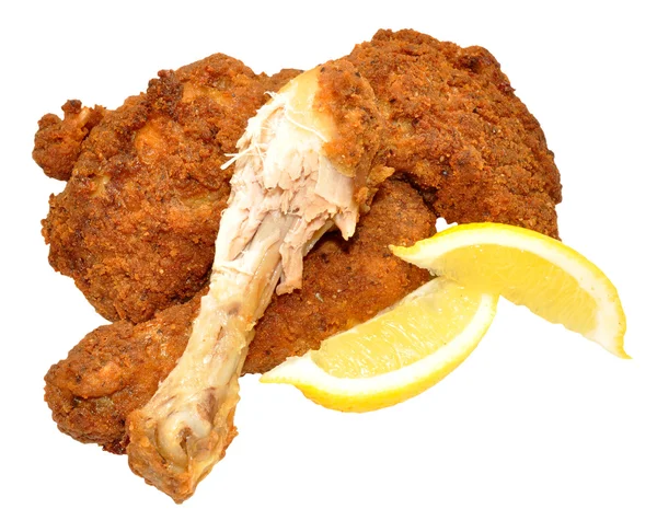 Porzioni di pollo fritto — Foto Stock
