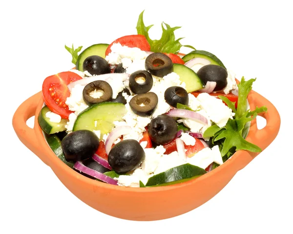 Feta Cheese Salad Bowl — Stock Photo, Image