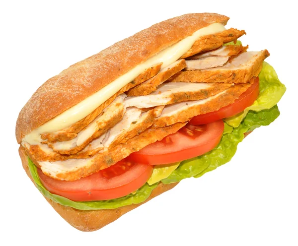 Sandwich di pollo arrosto — Foto Stock