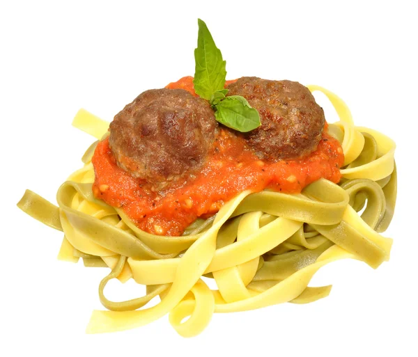 Meatballs And Pasta — Stock Photo, Image