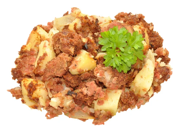 Corned Beef Hash Meal — Stock Photo, Image