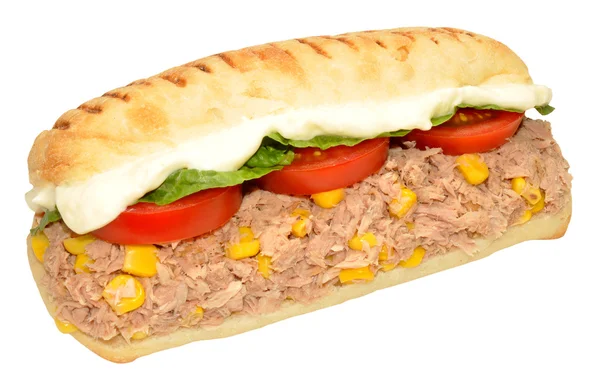 Tuňáka a kukuřice Sandwich — Stock fotografie