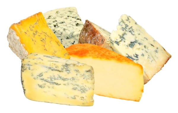 Grupo de queijos — Fotografia de Stock