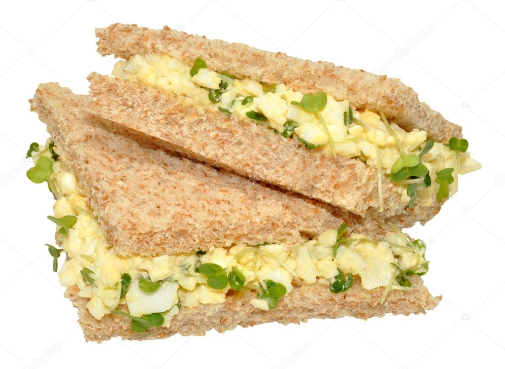 Egg And Cress Sandwiches — Stock Photo © philkinsey #73478641