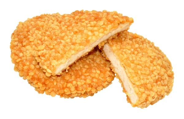 Puffed Rice Chicken Burgers — Stock Photo, Image