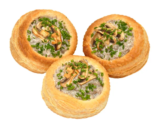 Mushroom Filled Vol Au Vents — Stok fotoğraf