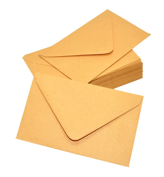 Kahverengi zarf — Stok fotoğraf