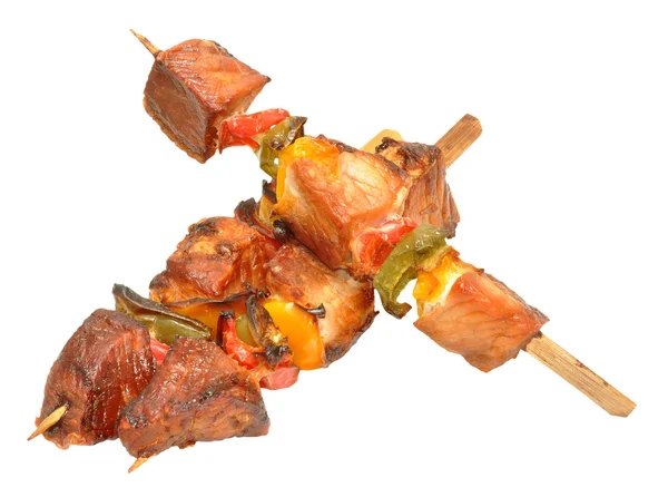 Kebabs de cerdo cocido — Foto de Stock