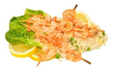 Saptırılmış karides ve pirinç
