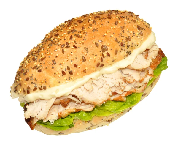 Verse kip en sla Sandwich — Stockfoto