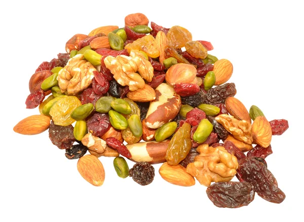 Mixed Fruit And Nut Selection — Stock Photo, Image