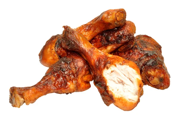 Porções de frango cozido — Fotografia de Stock