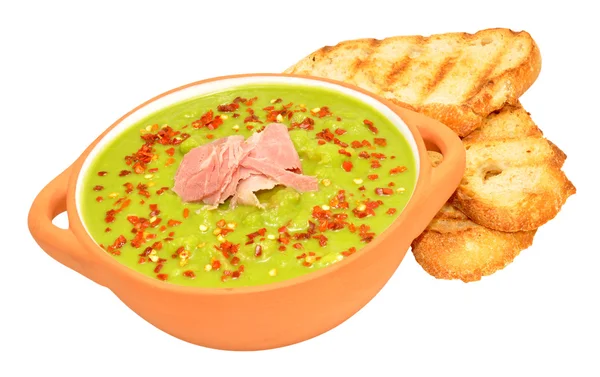 Pea And Ham Soup — Stock Photo, Image