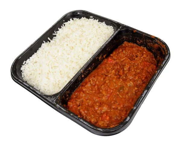 Chilli con Carne Convenience Mahlzeit — Stockfoto