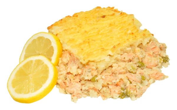 Pastel de pescado de salmón —  Fotos de Stock