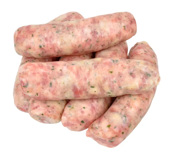 Raw Pork Sausages — Stock Photo, Image