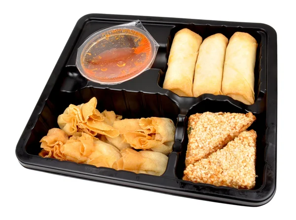 Packung chinesischer Dim Sum Snacks — Stockfoto