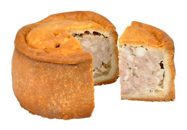 Geleneksel Melton Mowbray domuz Pie