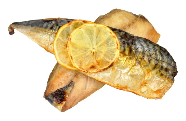 Filetes de pescado de caballa a la parrilla —  Fotos de Stock