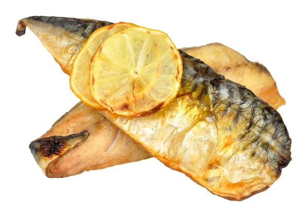 Grillad makrill fiskfiléer — Stockfoto