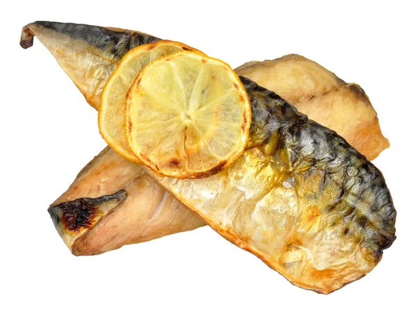 Grilovaná makrela rybí filé — Stock fotografie