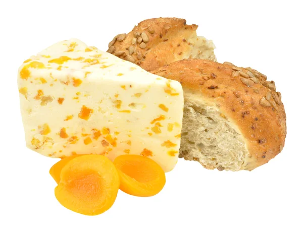 Meruňkové ochucené bílým sýrem — Stock fotografie