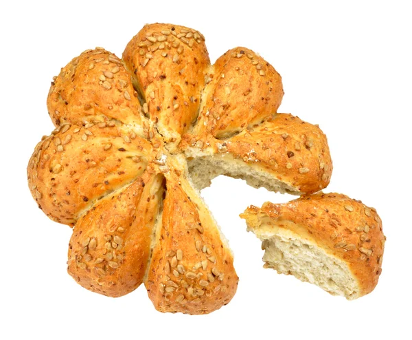 Pão coberto de semente de girassol Loaf — Fotografia de Stock
