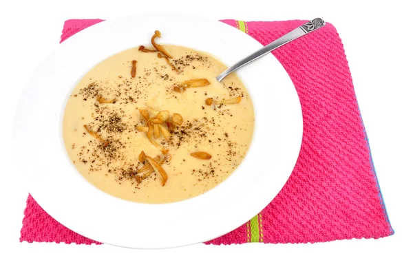 Bowl Of Mushroom Soup — Stock Photo, Image