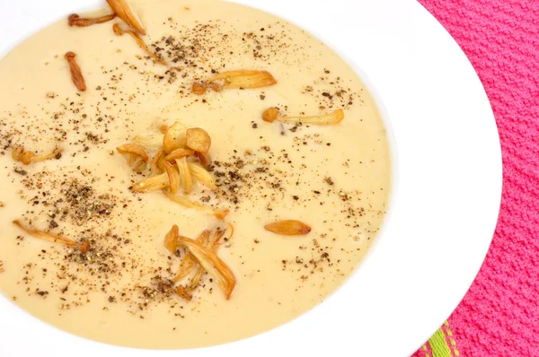 Bowl Of Mushroom Soup — Stock Photo, Image