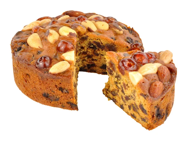 Fruit and Nut Genoa Cake — стоковое фото