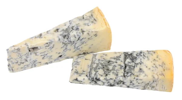 Gorgonzola Piccante Cuñas de queso — Foto de Stock