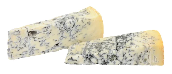 Gorgonzola Piccante Cuñas de queso — Foto de Stock