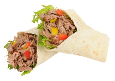Çekti domuz ve salata tamamladı