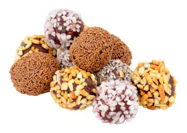 El yapımı çikolata truffles