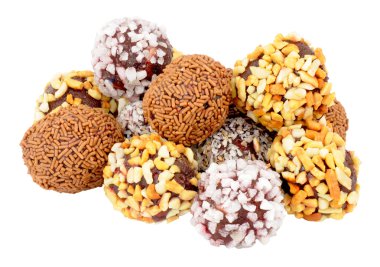 El yapımı çikolata truffles