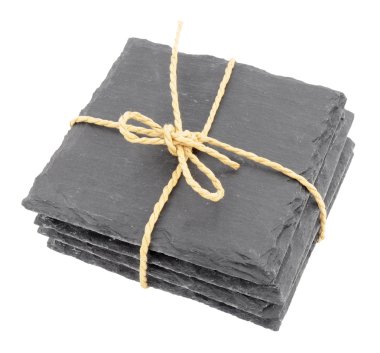 Pack Of Slate Drink Coasters clipart