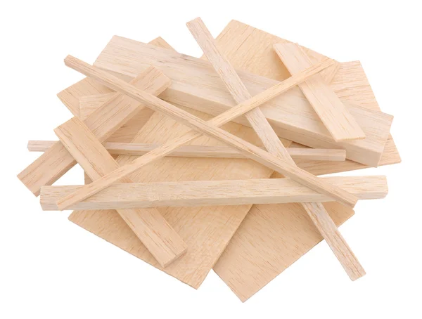 Balsa hout monsters — Stockfoto