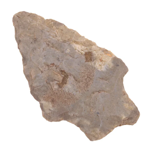 古代的燧石箭头头 图库图片