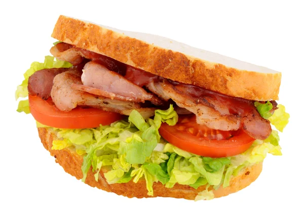 Bacon Sandwich With Lettuce And Tomato — Stock Photo, Image